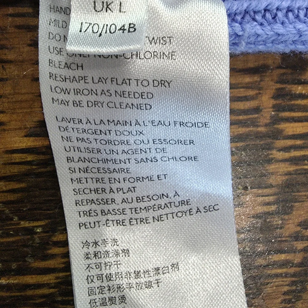 Free People Oversized Bohemian Easy Street Tunic Light Blue Crew Neck Sweater - Picture 3 of 11